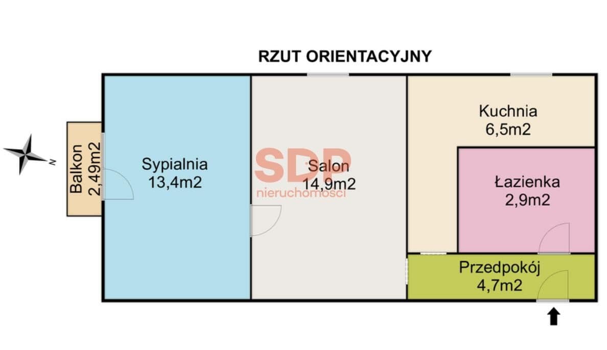Sosnowiec - Bór | Do remontu | Spokojna okolica | 42,45m2 + piwnica - zdjęcie 11