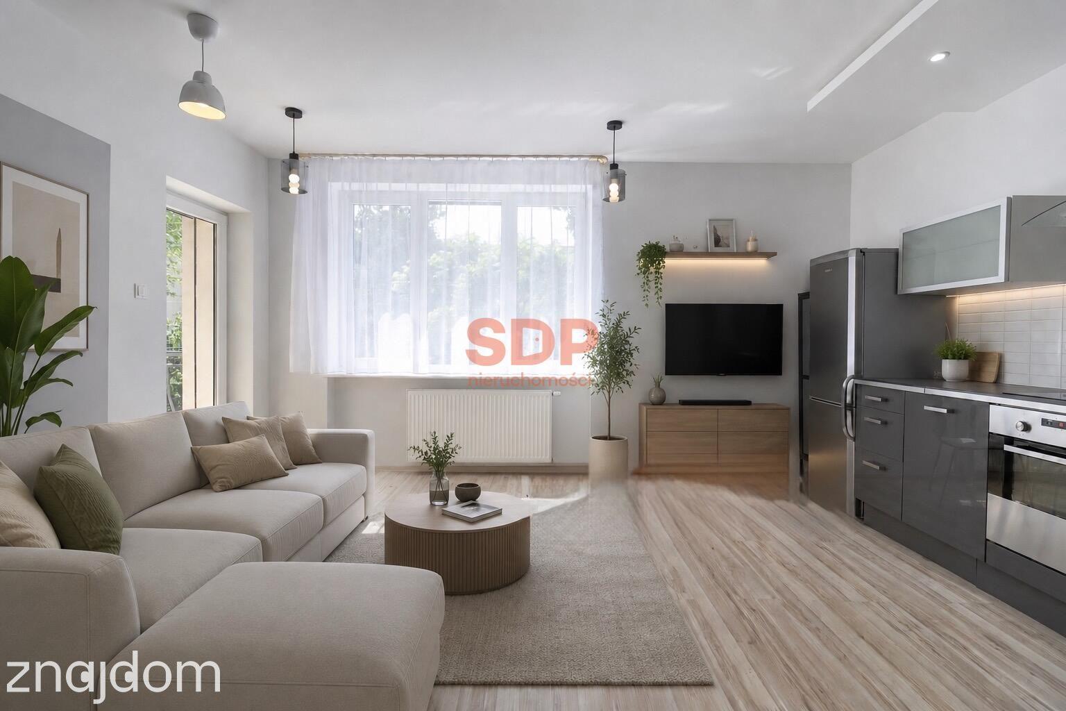 42 m2 | 2 pokoje | Aneks | Balkon loggia z widokiem na zieleń - zdjęcie 7