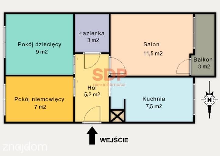 Kompaktowe 3 pokoje z kuchnią, pełen rozkład - zdjęcie 9