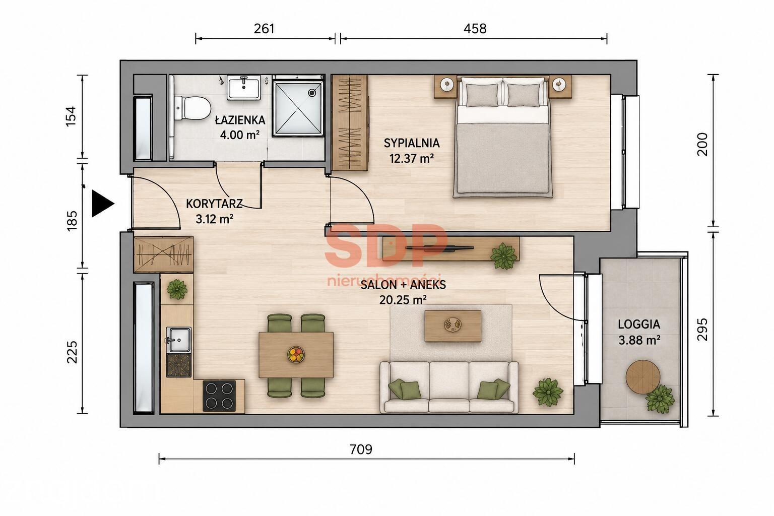 Lux apartamet 2 pok. Klima. Legnicka Vita - zdjęcie 7