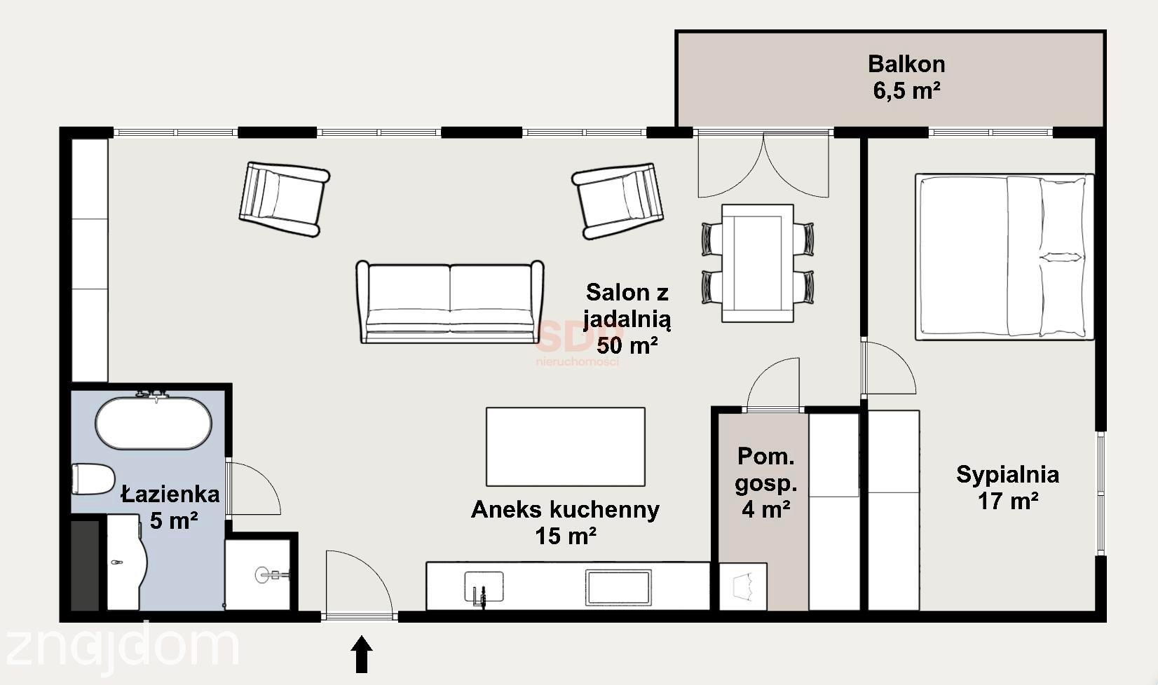 LOFT z balkonem i MP w centrum! - zdjęcie 3