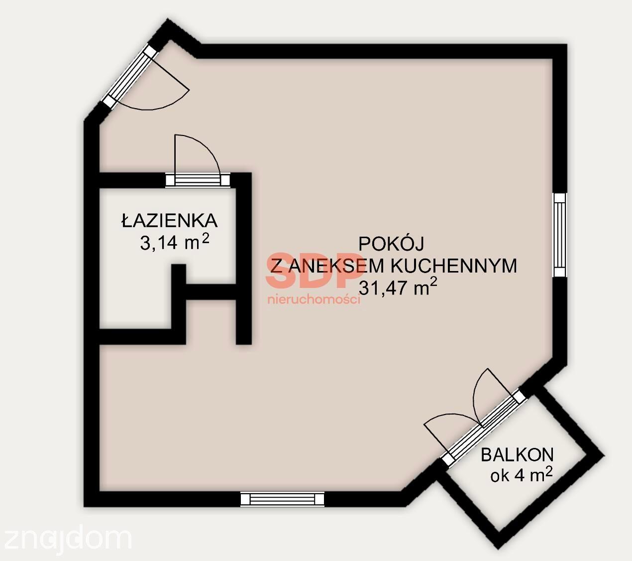 urokliwa kawalerka w odrestaurowanej kamienicy | balkon - zdjęcie 9