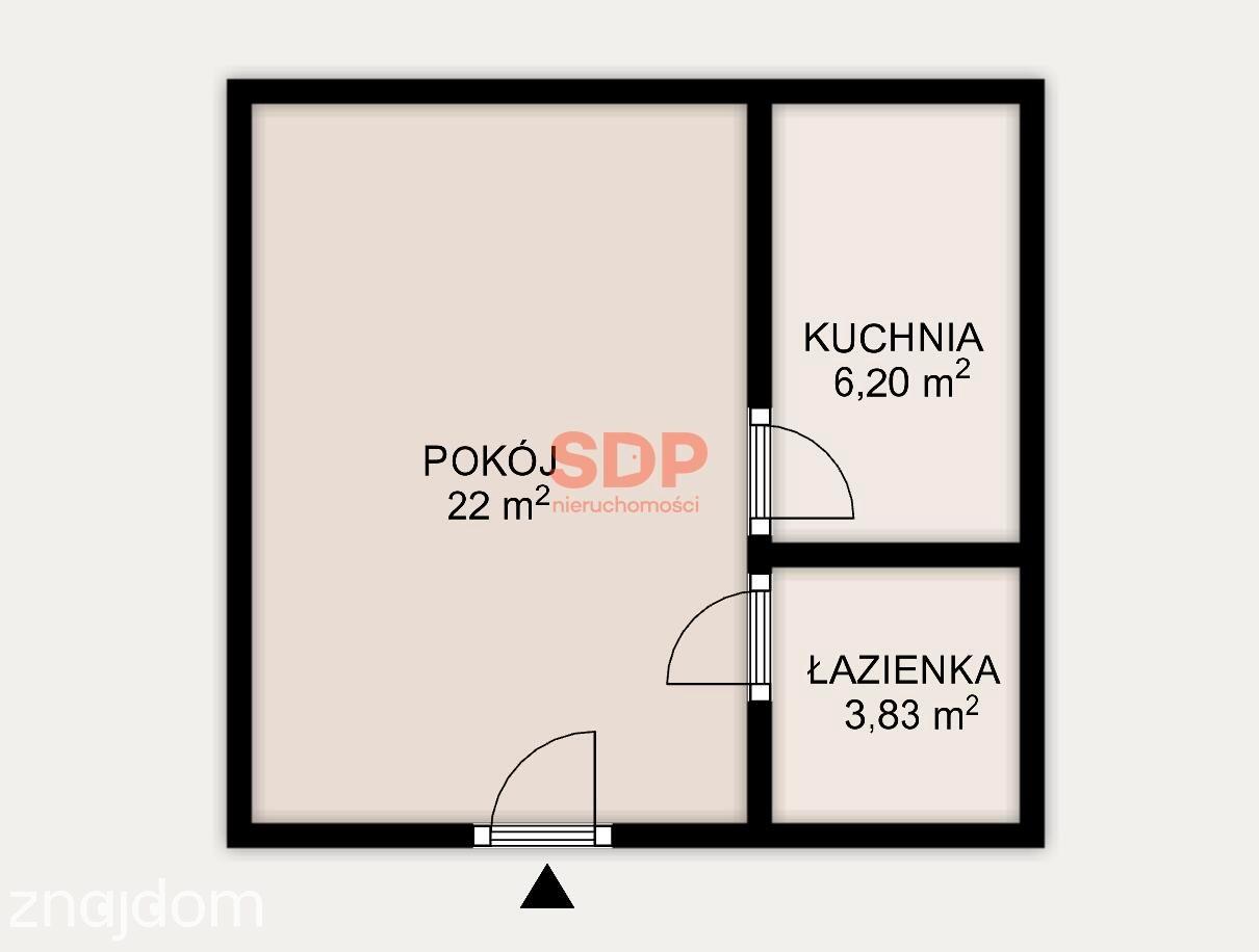 kawalerka z osobną kuchnią | kamienica po remoncie | pierwszy najem - zdjęcie 6