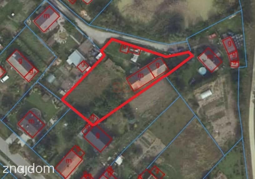 Kotowice, 1600 m2 z domem, woda, prąd, poma ciepła