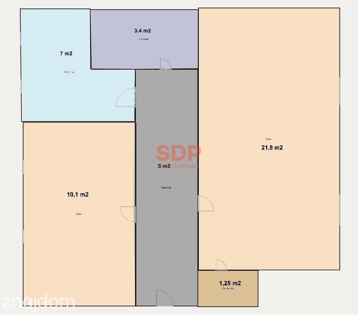 47m² – 2 pokoje, do remontu (blisko Parku Helenów)! - zdjęcie 15