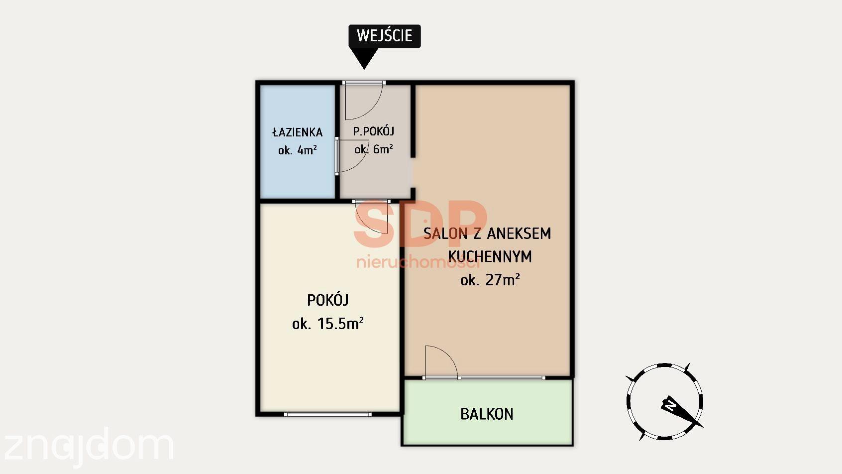 Przestroone 2 pokoje | Salon z aneksem | Kleczków | Blisko Odry - zdjęcie 8