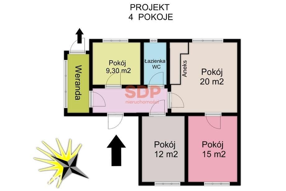 Idealne dla rodziny / 3 pokoje / 66 m2 / ogród / garaż - zdjęcie 8