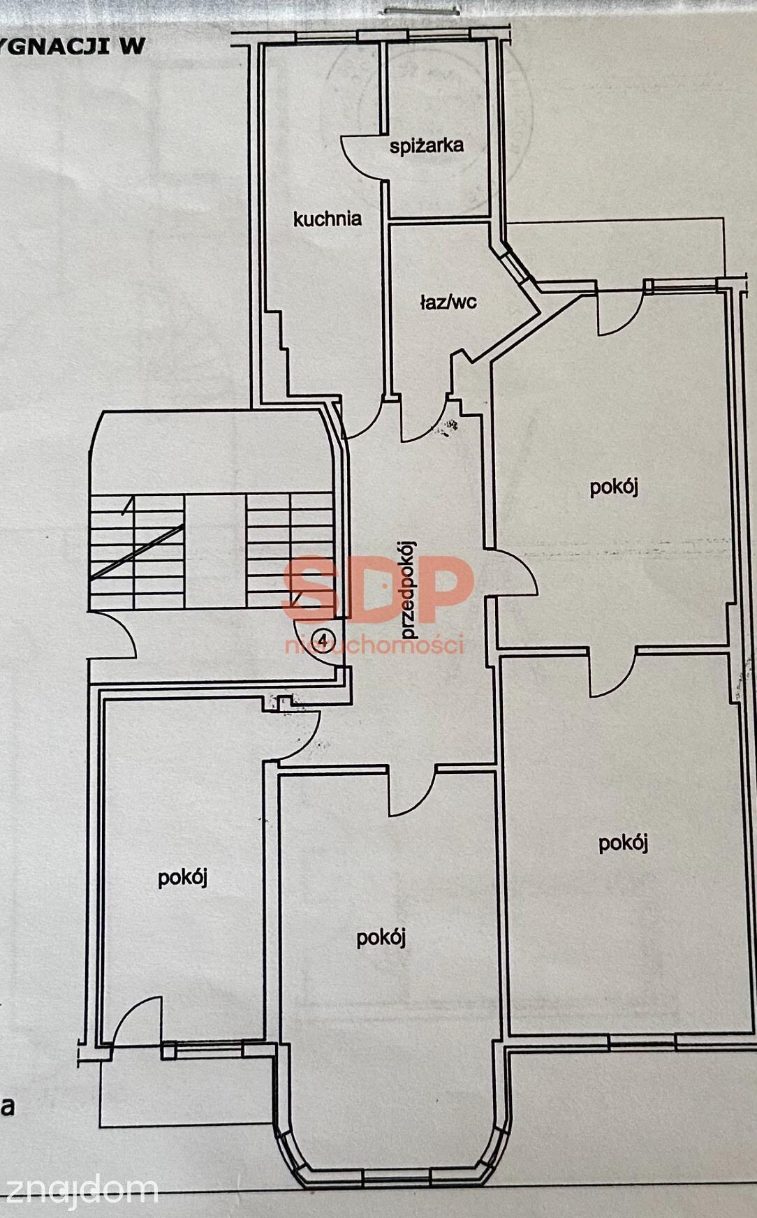 4-pokojowe mieszkanie z 2 balkonami w centrum miasta | 2 piwnice - zdjęcie 8