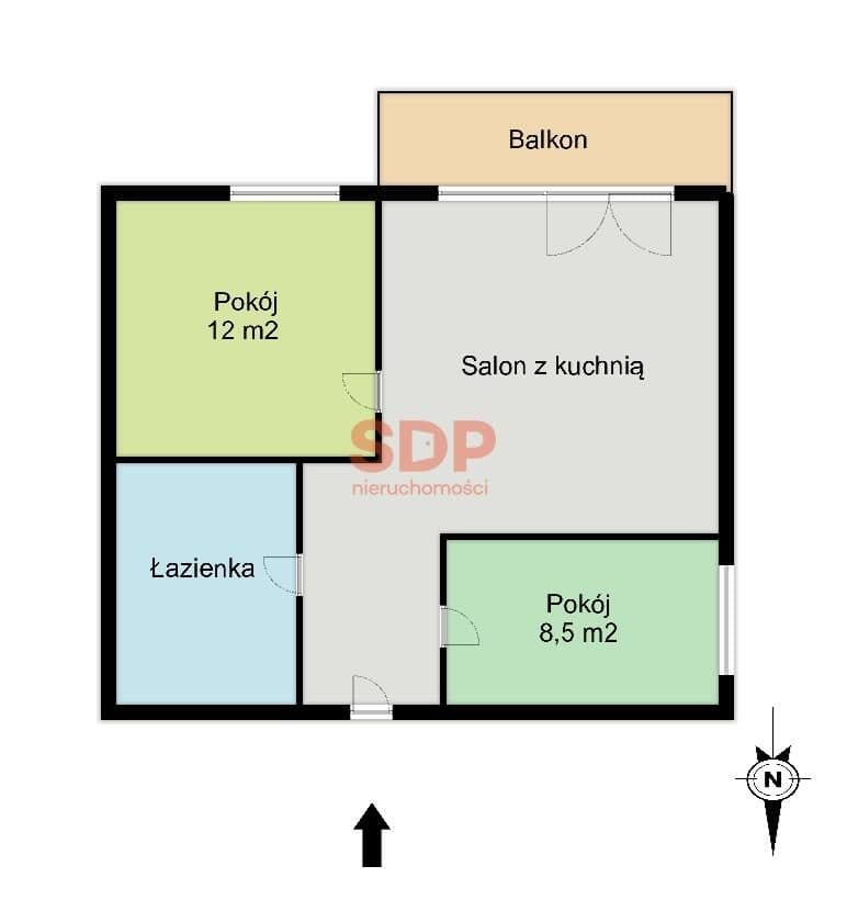 spokojne osiedle/ 3 pokoje/winda/balkon/ miejsce postojowe - zdjęcie 3
