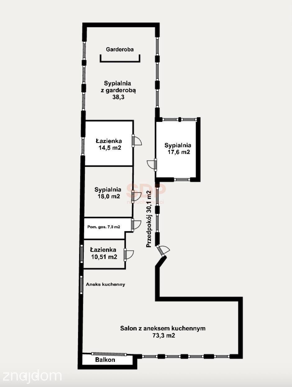 Apartament przy Włodkowica ponad 200 m2 - zdjęcie 12