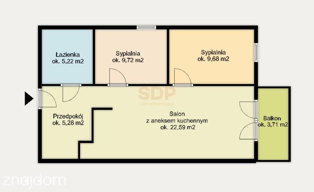 3 pokoje | 52,49 m2 | Wojszyce | Tu dobrze się mieszka - zdjęcie 5