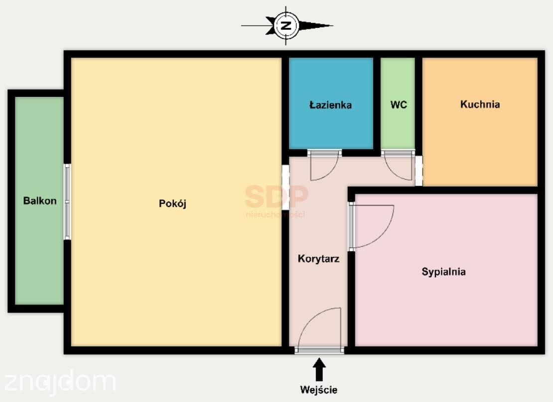 Przytulne, 2-pokojowe mieszkanie po generalnym remoncie - Górna - zdjęcie 12