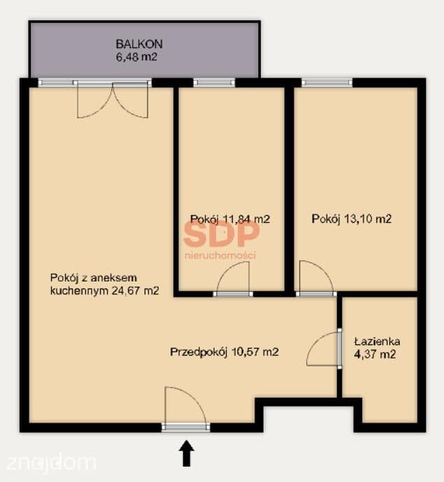 Nowe 65 m2 na Szczepinie do własnej aranzacji! - zdjęcie 4