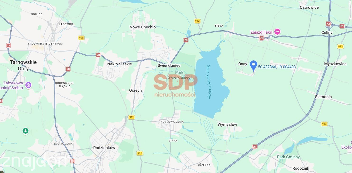 Działka budowlana 1271m2 Ossy (gm. Ożarowice) - zdjęcie 9