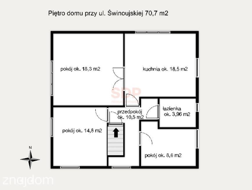 Piętro domu z ogrodem na Kuźnikach - zdjęcie 8