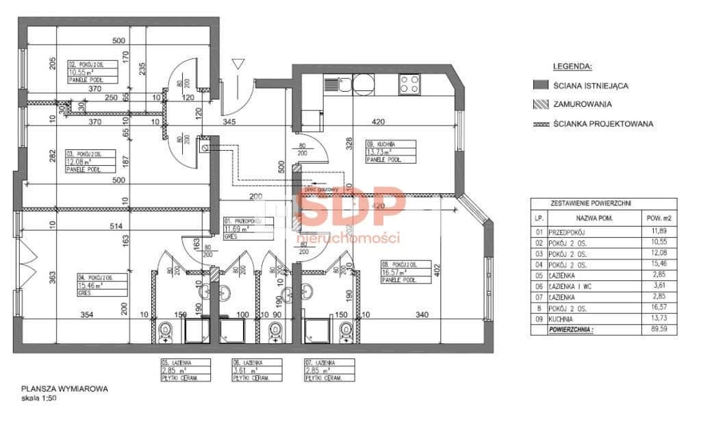 4-pokojowe mieszkanie w kamienicy | Planowana termomodernizacja - zdjęcie 7