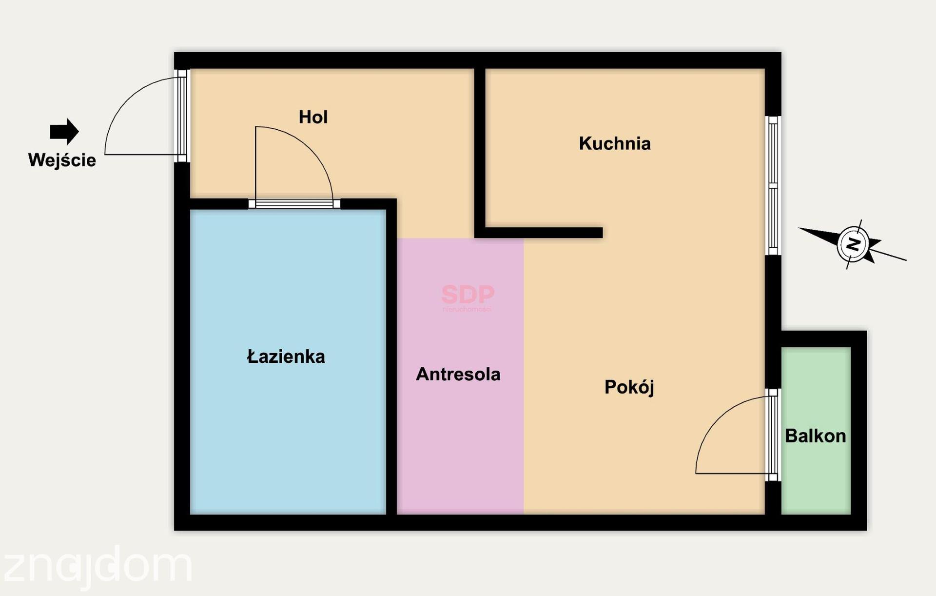 Nowa kawalerka | Antresola | Balkon | 26,7 m2 | Wysoki standard - zdjęcie 9