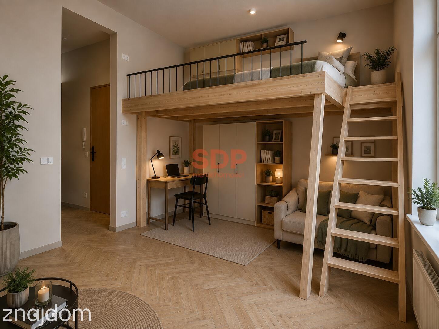 Nowoczesny apartament z antresolą | Historyczna kamienica na Szewskiej