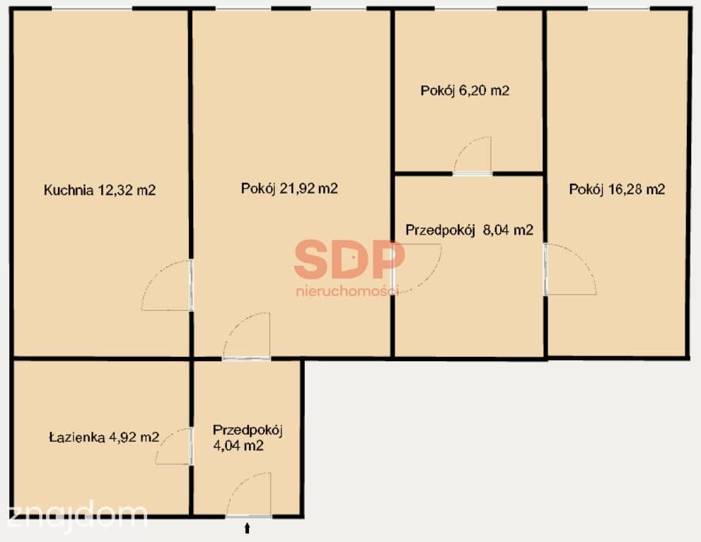 Wyjątkowe, 3pokoje,osobna kuchnia,garderoba,centrum - zdjęcie 6