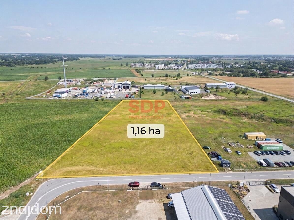 Grunt komercyjny 1,16 ha| media w działce | gotowa koncepcja