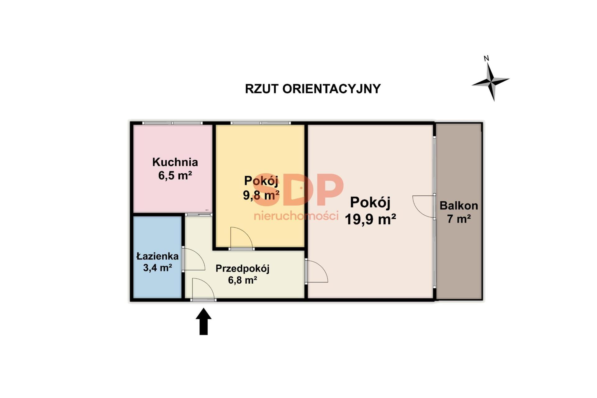 Biskupin | Duży balkon | Parter | 2 Pokoje - zdjęcie 3