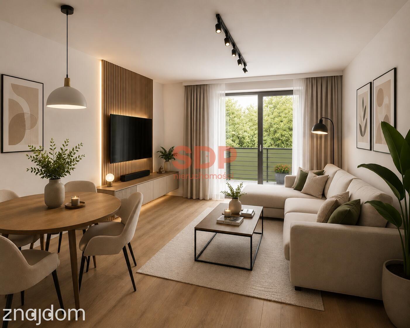 Nowe 2 pokoje | 42,2 m2 | Krzyki | Balkon - zdjęcie 2