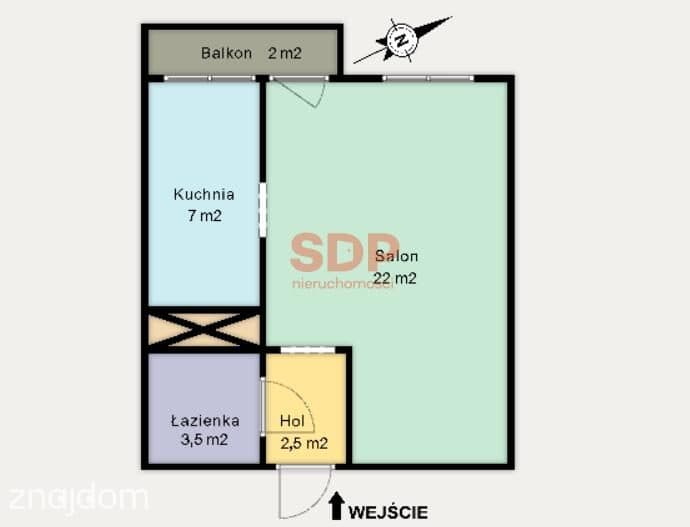Przestronna kawalerka w pobliżu Szpitala Kopernika - zdjęcie 8