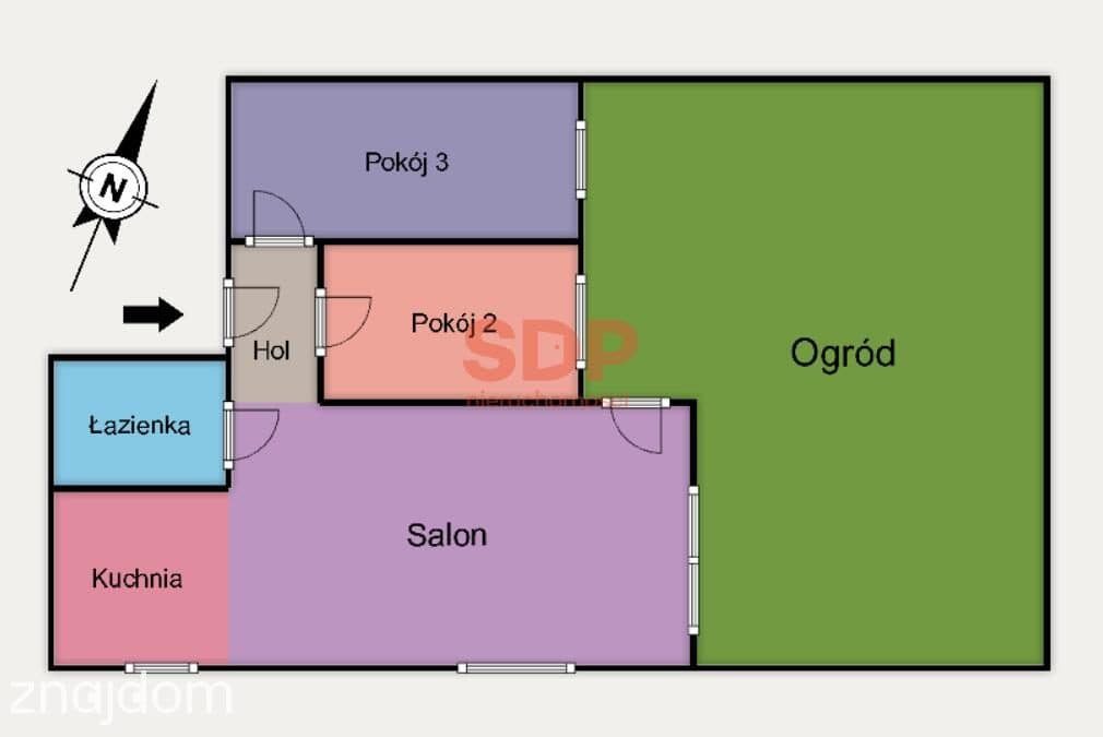Nowoczesne 3 pokoje z ogródkiem i garażem blisko centrum - zdjęcie 14