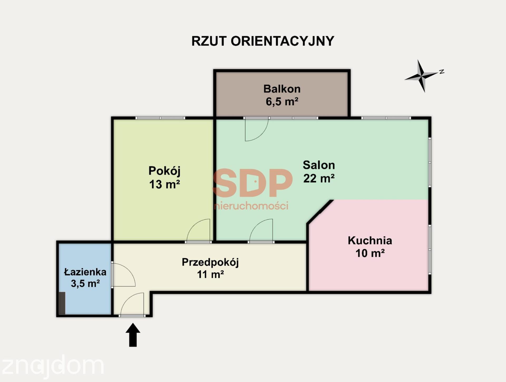 Komfortowe 2 pokoje na Partynicach. Duży balkon, winda z poziomu zero - zdjęcie 2
