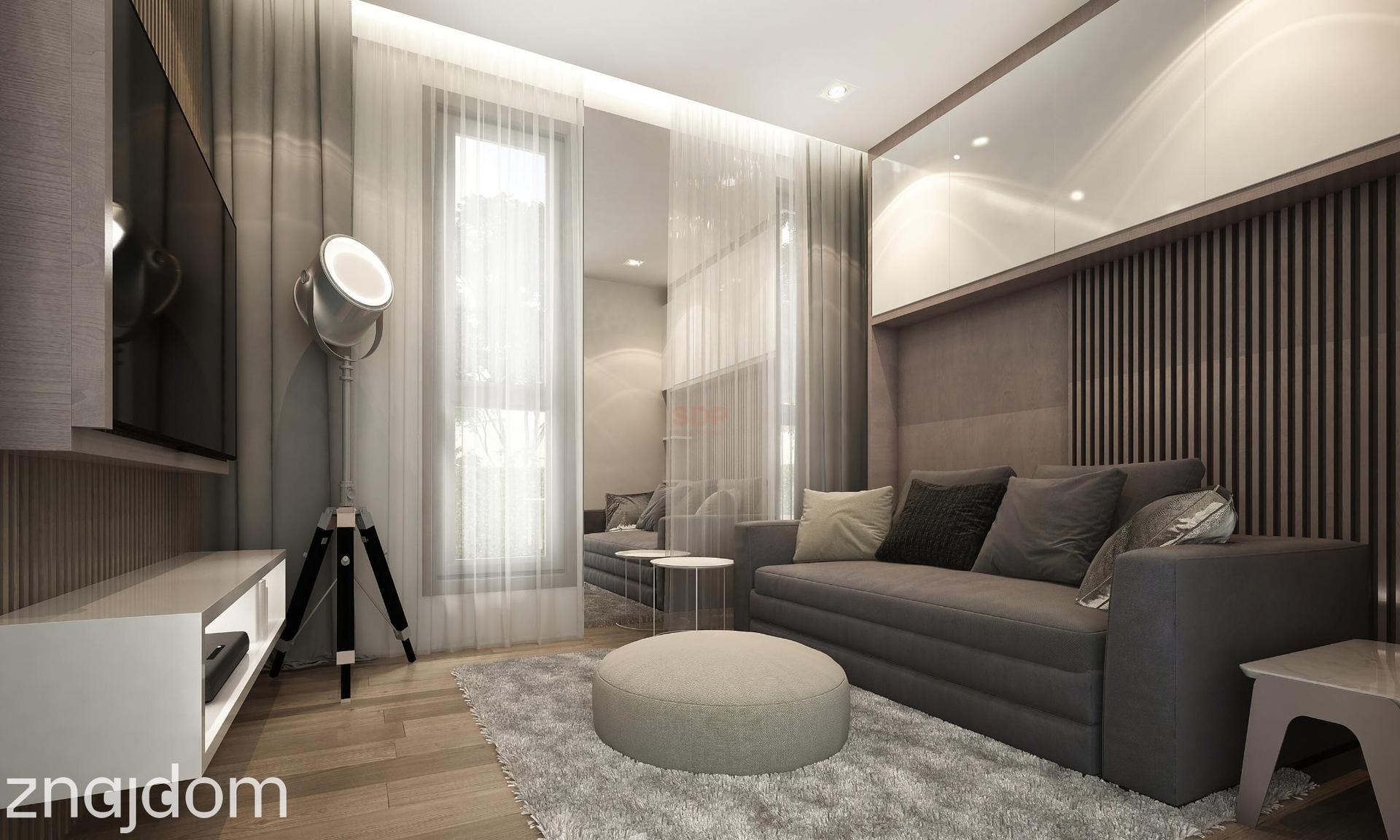 4-sypialnie, duży taras, 2-garderoby, 3-łazienki, 33,8m2 SALON - zdjęcie 4