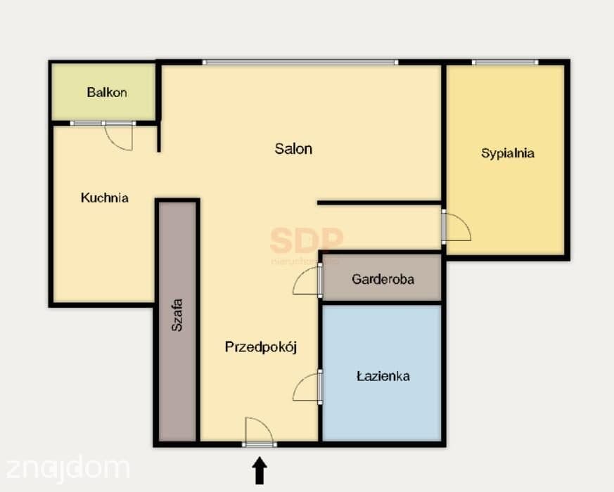 76,58 m2 | Powstańców Śl. | Niebanalna przestrzeń - zdjęcie 7