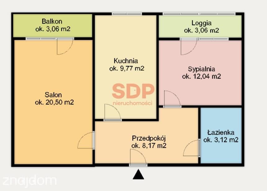 2 pokoje | Centrum | Dwa balkony i pełen rozkład - zdjęcie 9