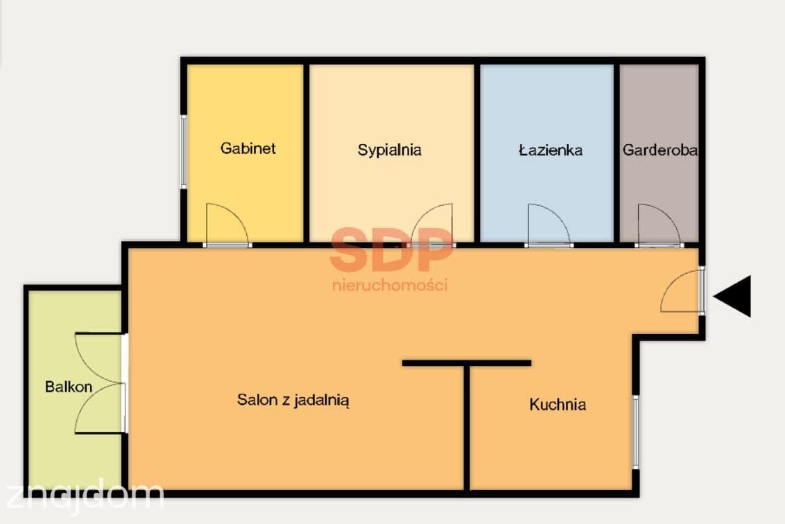 2 pokoje | 51,93 m2 | Loggia | Wnętrze z klasą - zdjęcie 8