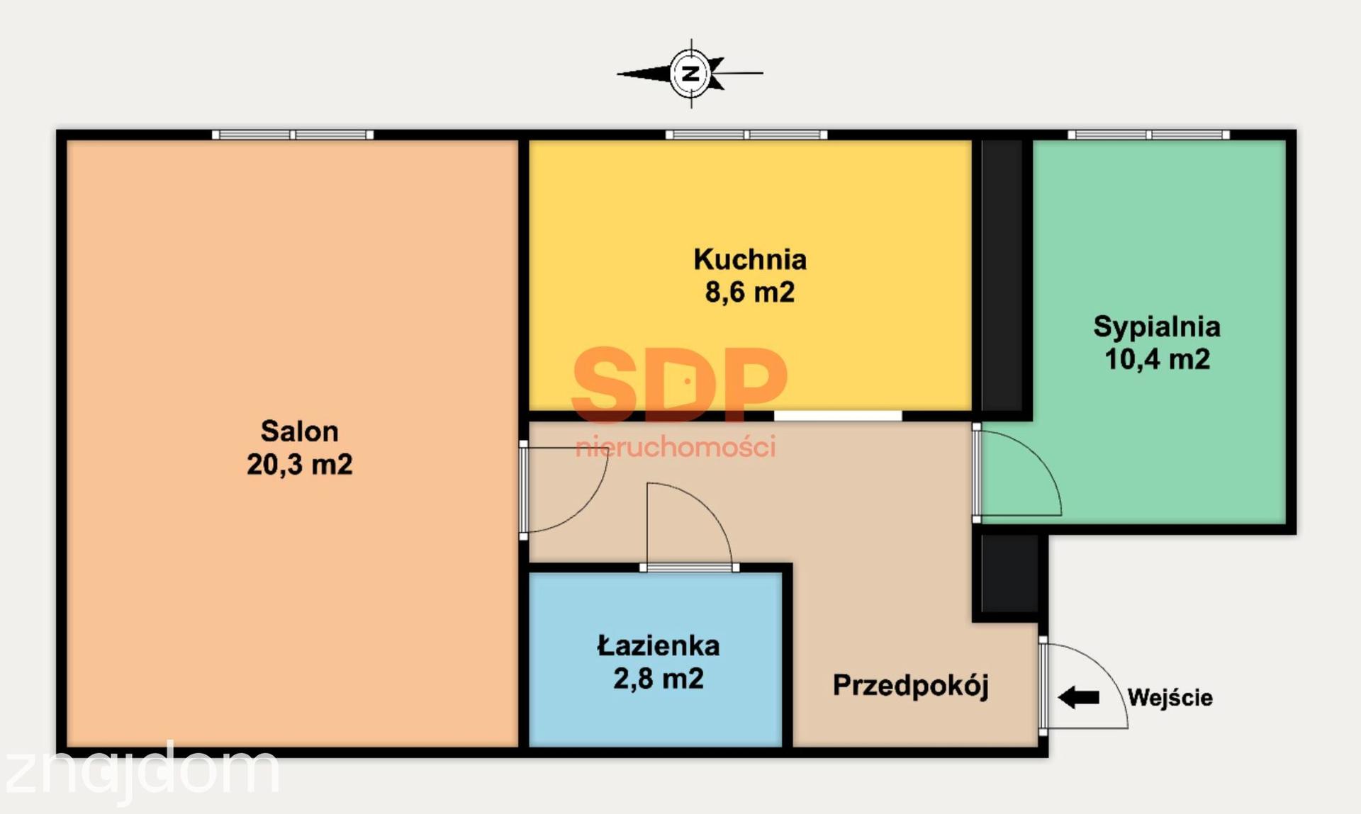 50,57 m2 | 2 pokoje | Parter | Miejsce parkingowe | Zielona okolica - zdjęcie 10