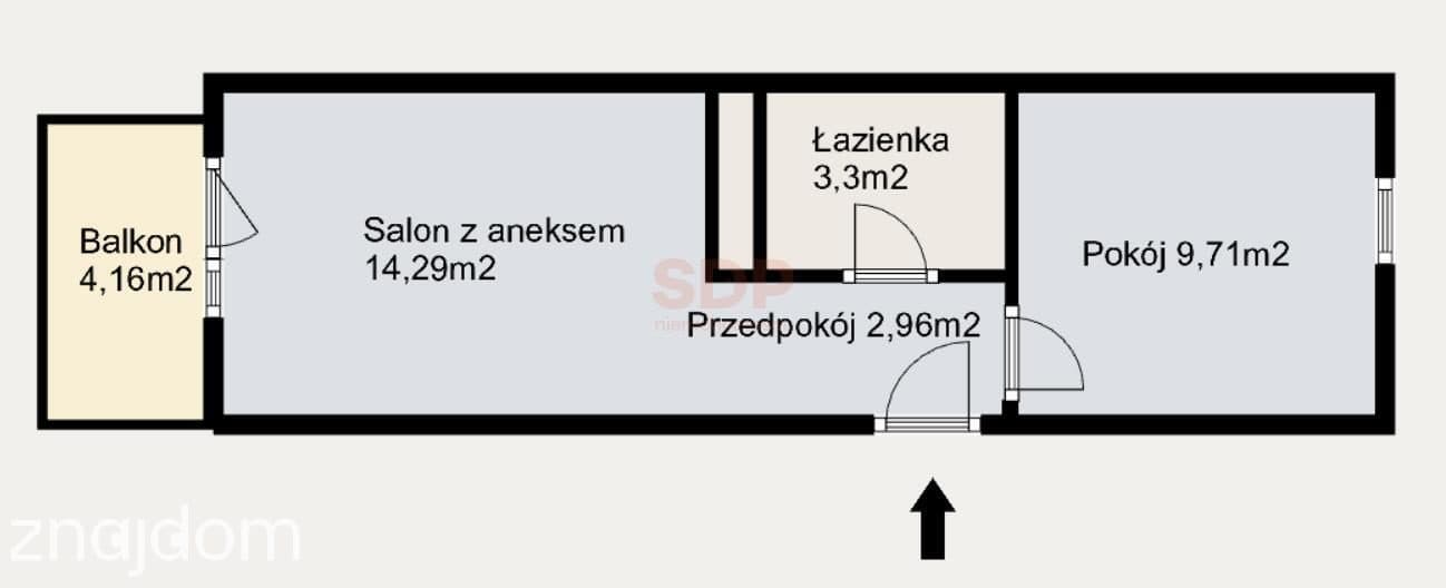 2 pokoje w spokojnej okolicy Brochowa - do własnej aranżacji - zdjęcie 5