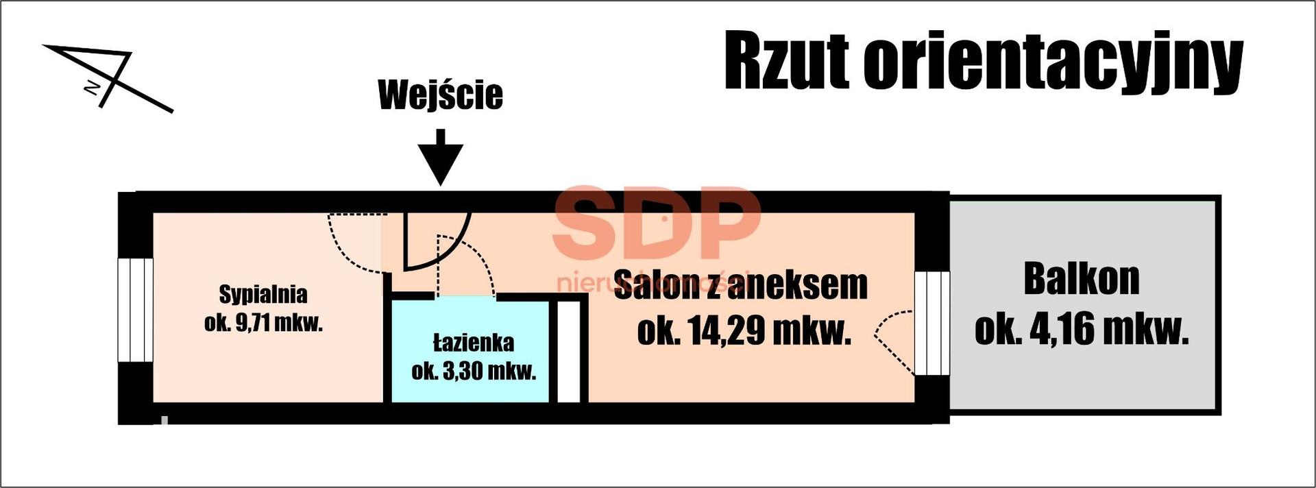2 pokoje w spokojnej okolicy Brochowa - do własnej aranżacji - zdjęcie 5