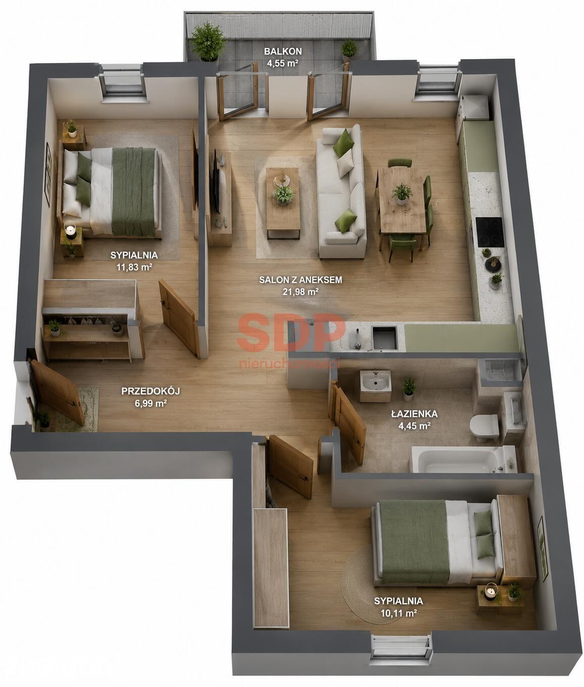3 pokoje | do aranżacji | balkon | komórka i miejsce post. w cenie! - zdjęcie 7