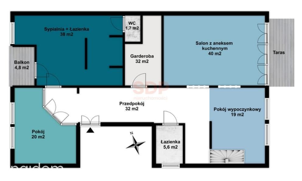 Komfortowy apartament willowy premium z tarasem i widokiem na zieleń - zdjęcie 13
