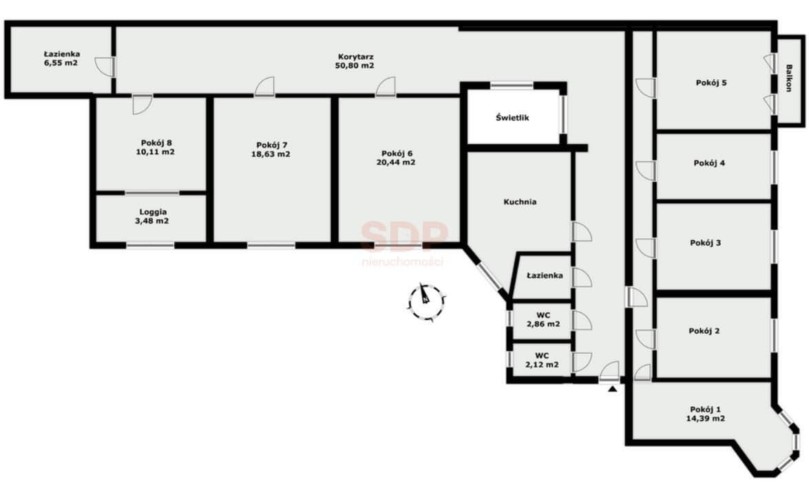 Inwestycyjna perełka: 206 m², 8 pokoi, Podwale – Wrocław Stare Miasto - zdjęcie 5