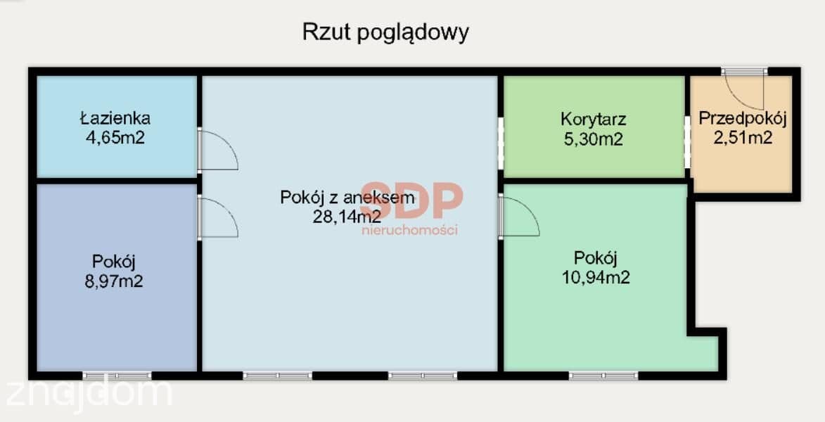 Mieszkanie w kamienicy | Przy Galerii Katowickiej | 60,51m2 - zdjęcie 9