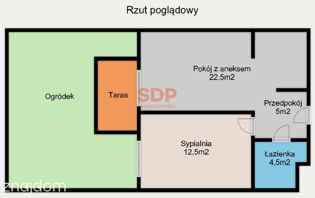 Mieszkanie z ogródkiem | Francuska Park | 2 pokoje - zdjęcie 11