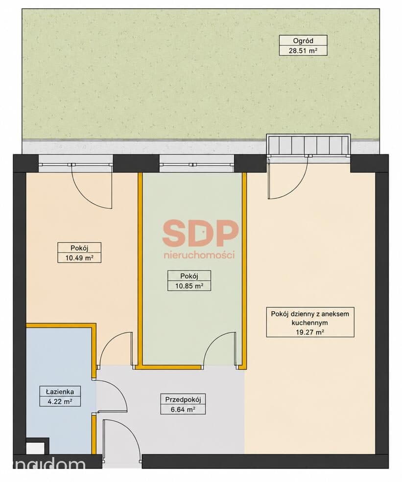 3 Pokoje | Ogródek | Zielone Maślice - zdjęcie 2