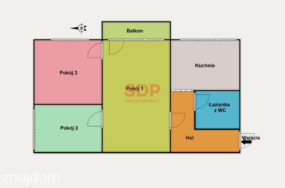 3 pokoje z balkonem | Teofilów | 46,85 m² - zdjęcie 9