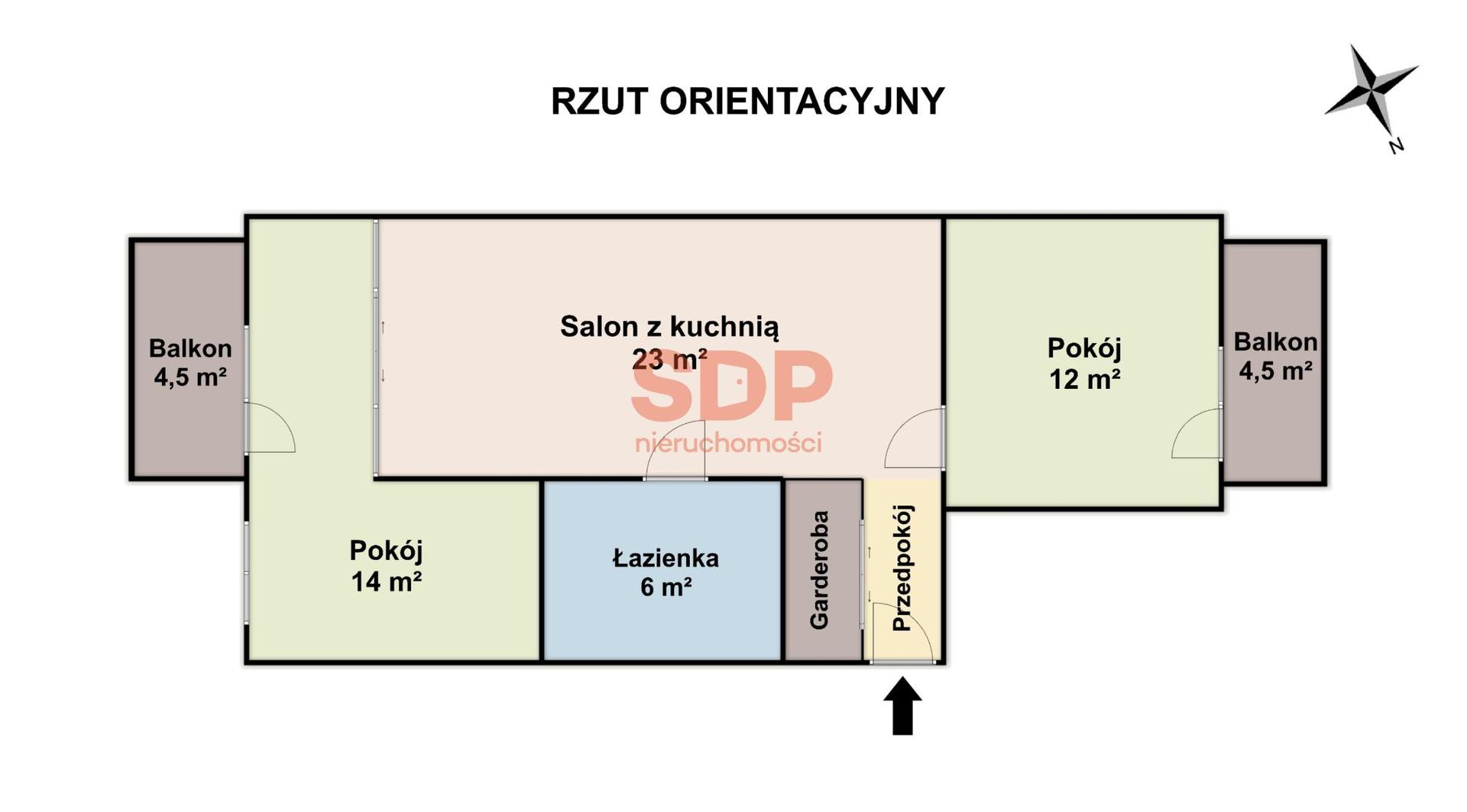 3 pokoje | 60,63 m² | Gotowe do wejścia | Garaż i komórka | Ślężna - zdjęcie 5