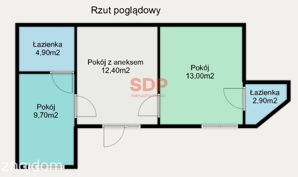 Inwestycja przy Galerii Katowickiej | 42,9m2 | 2 sypialnie | 2 łazienki - zdjęcie 13