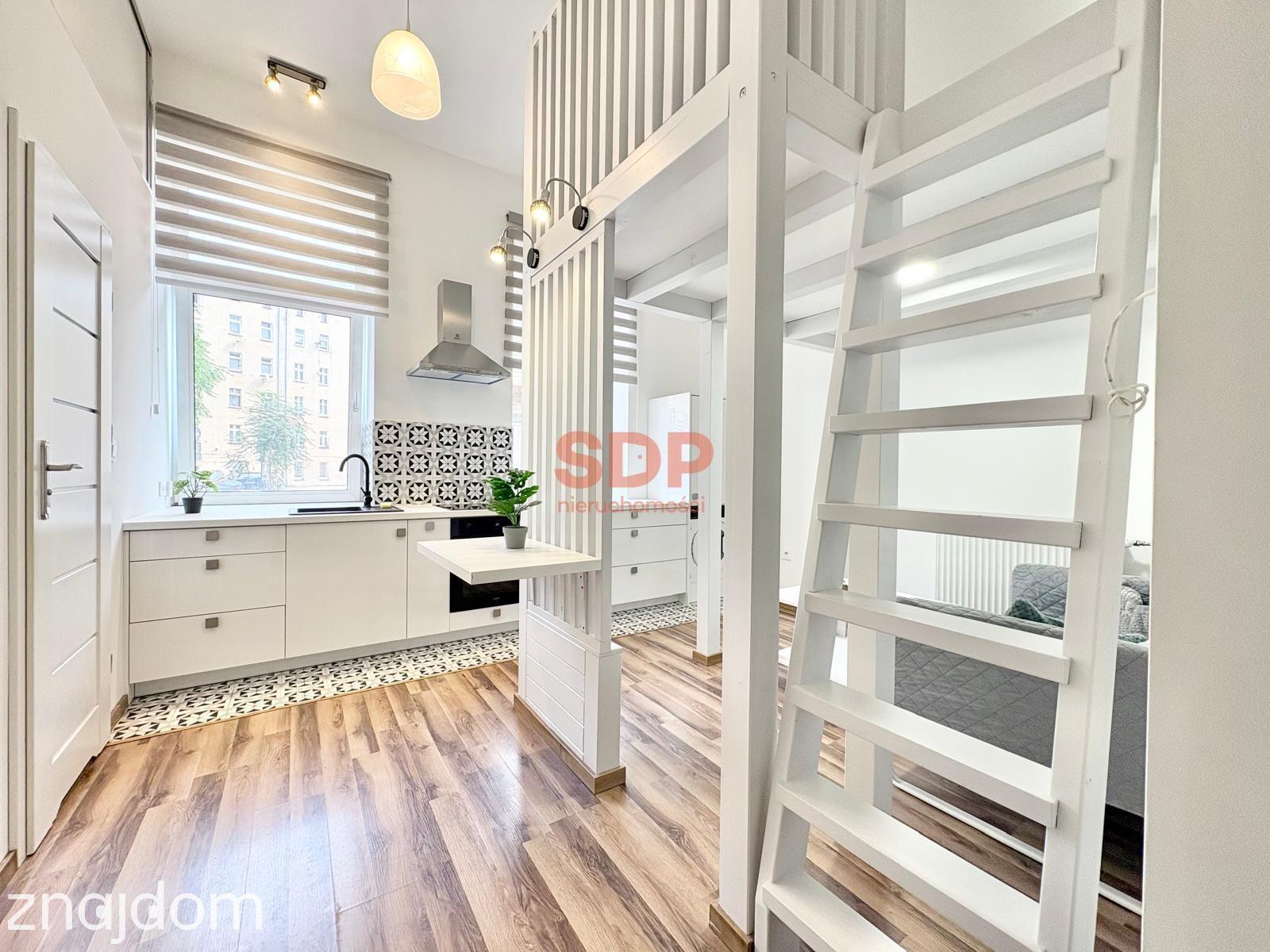 Kawalerka 18,6 m² | Nadodrze | Wysokie wnętrze 3,4 m | Po remoncie