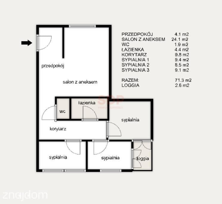 4-pokojowy apartament z balkonem | - zdjęcie 13