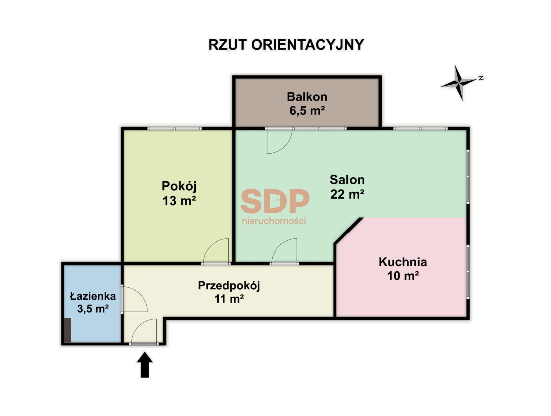 Komfortowe 2 pokoje na Partynicach. Duży balkon, winda z poziomu zero - zdjęcie 2