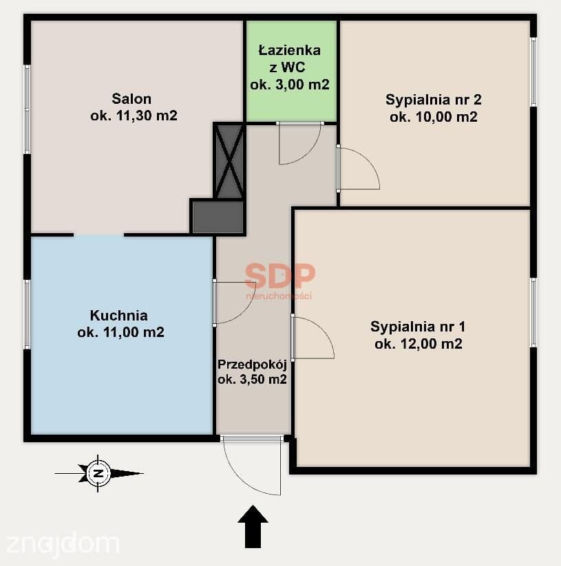 Przytulne 3-pok. mieszkanie|dwustronne|działka ROD 450 m2|Klecina - zdjęcie 5