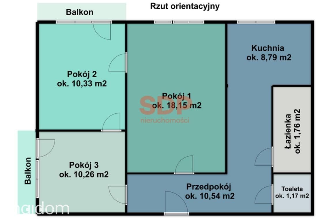 Odświeżone 3-pokojowe mieszkanie| Prywatny parking | Dwa balkony - zdjęcie 15